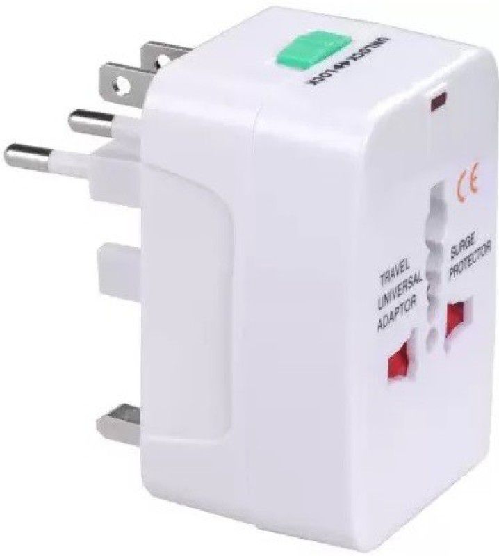 ASTOUND Universal Travel Plug Adaptor, All in One Worldwide Adaptor  (White)