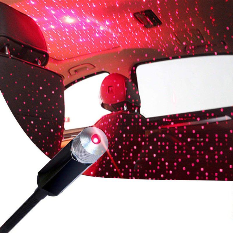 VibeX LED Star Light USB Atmosphere Starry Sky Night Projector Lamp -G5 Flexible USB Night Lamp-X16 Led Light  (Black)