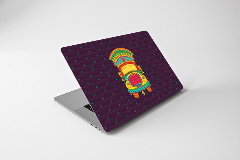 DWELLSINDIA Truck Art Skin for Laptops Upto 15.6 Inch (HD Quality) Vinyl Laptop Decal 15.6