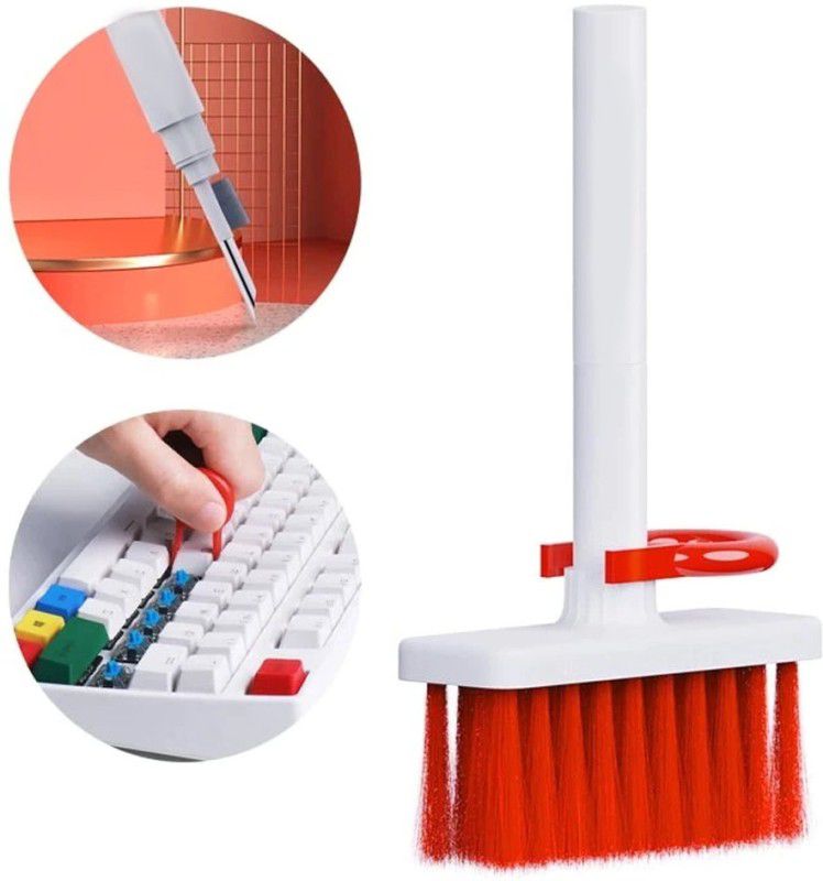 Zohlo Soft Brush Keyboard Cleaner, Computer Cleaning Tools Kit, Corner Gap Duster for Computers, Gaming, Laptops, Mobiles  (Multi-Functional Keyboard & Headset Cleaning Brush Pen for Computers)