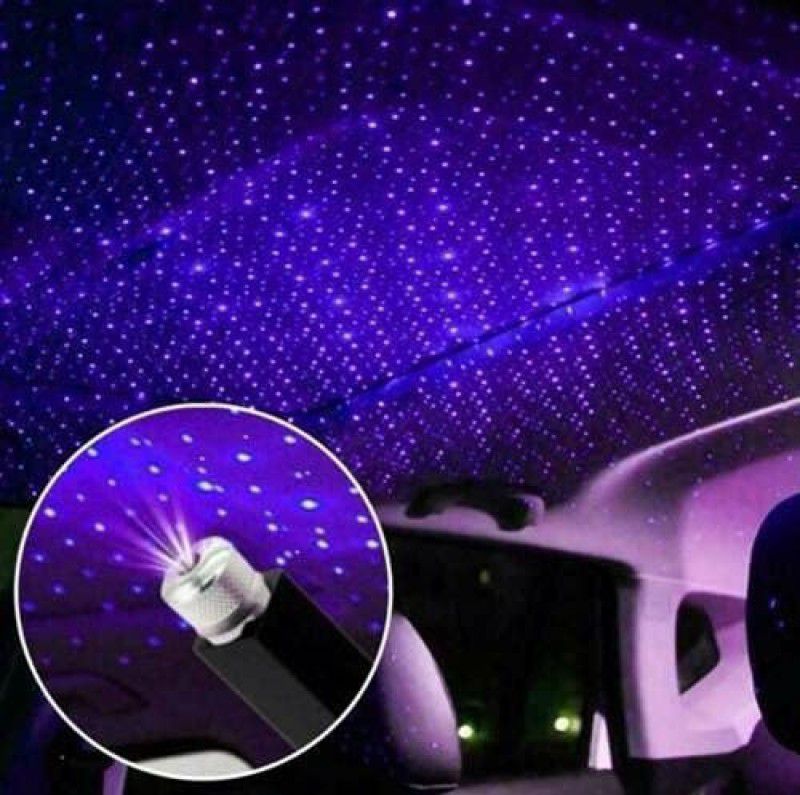 VibeX Flexible USB Night Lamp Fit All Cars Ceiling Roof Star Lights-S2 Flexible USB Night Lamp-X13 Led Light  (Black)