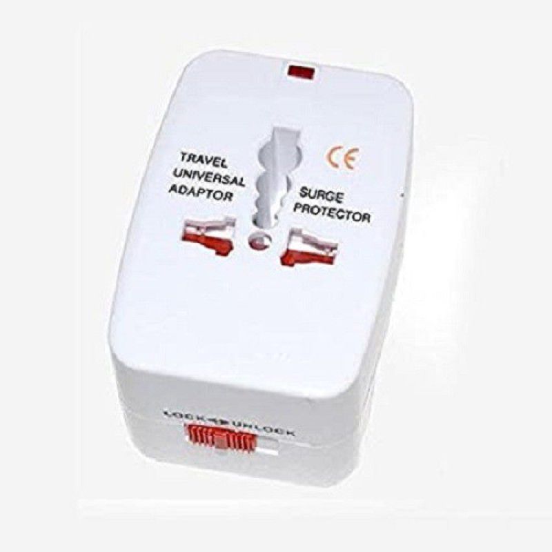 ASTOUND Surge Protector Converter Charger Plug Worldwide Adaptor (White) Worldwide Adaptor  (White)