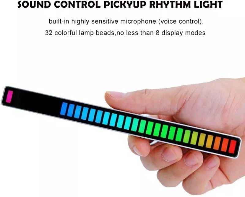 RHONNIUM 32 bit ambient light voice activated pickup rhythm led RGB light 32 bit ambient light voice activated pickup rhythm led RGB light -X17 Led Light  (RGB)