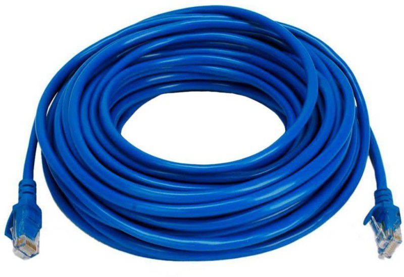 Network Patch Cable 10.0 Meter - NT210 1000 m Ethernet Cable  (Compatible with All Vivo, Oppo, Samsung, Gionee, Mi, Vivo, One Plus and Boat, Blue)