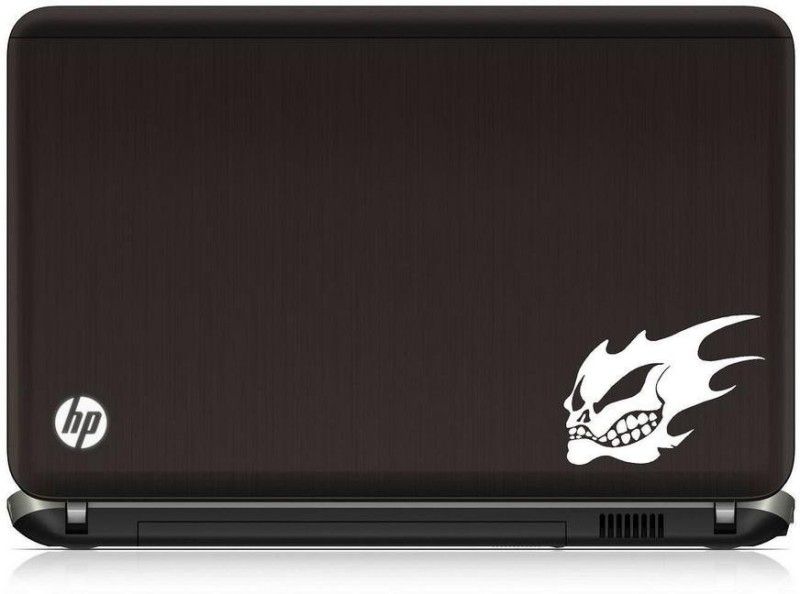 ARWY skullogowht2 Vinly Laptop Decal 22.6
