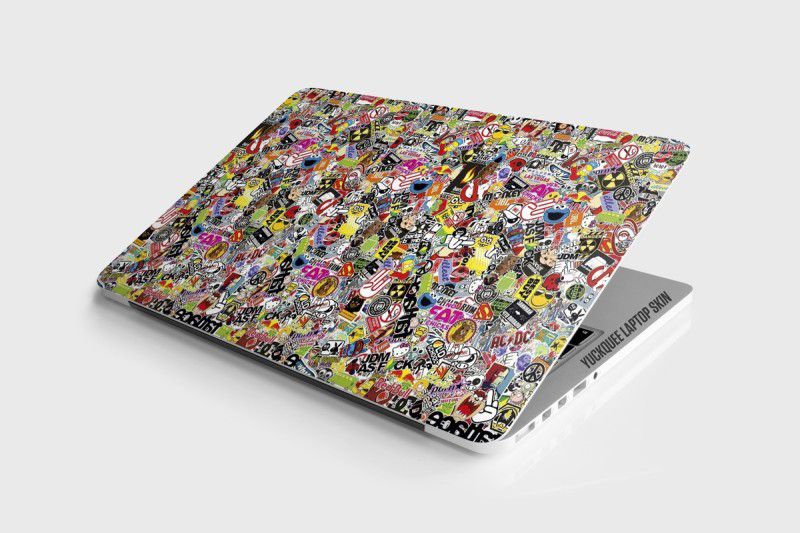 Yuckquee sticker/stickers Laptop Skin Sticker Vinyl Cover Case Decal Protector Fits for Any Laptop(Hp/Dell/Sony/Acer/Lenovo/Asus. etc) of Size 10/14/15/15.6/17/17.3 Inches Laptop Or Notebook. S-6 Vinyl Laptop Decal 15.6