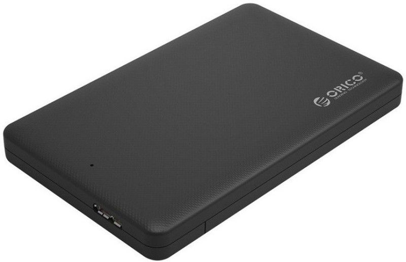 ORICO 2577U3-BK-EP 2.5 inch SATA SSD HDD Enclosure High Speed USB 3.0 Plug & Play Internal HDD Enclosure  (For SATA HDD, SSD, Black)