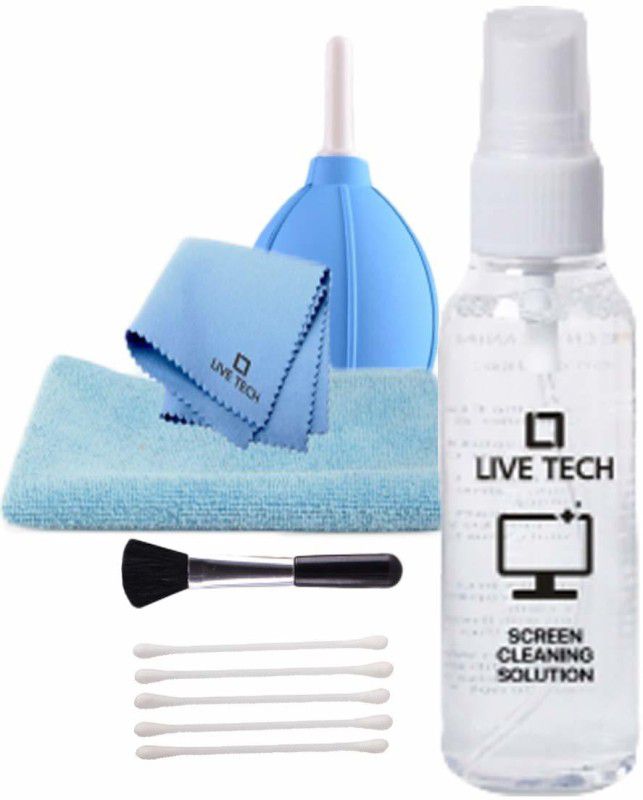 Live Tech 6 in 1 Cleaning Kit for Computers, Laptops, Mobiles  (SHINY)