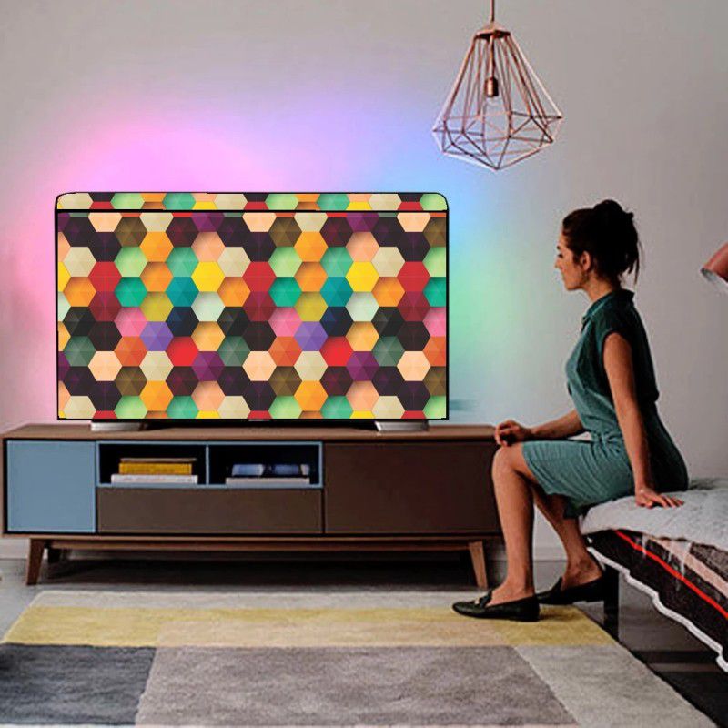 L BRIGHT LED COVER 55 INCH for 55 inch LED TV 55 INCH - 55-LED-MLT-HXNL  (Multicolor)