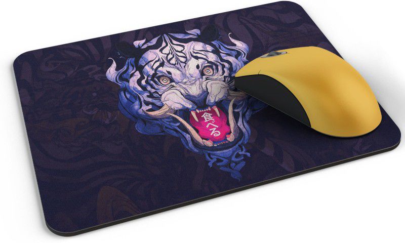Shloka Japanese Art Mousepad  (Multicolor)