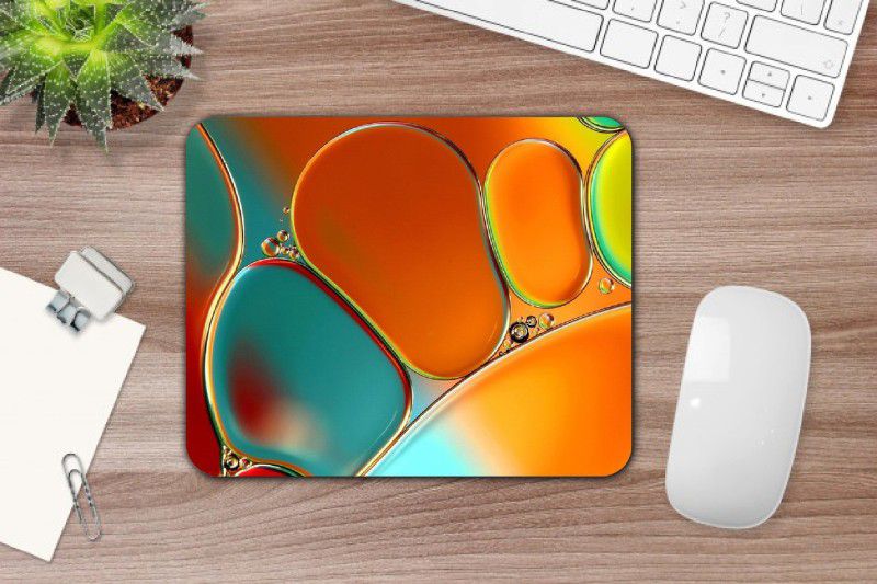 SANNU CREATION Colourful Printed Rectangle Mouse Pad For Laptop/Desktop/Computer Mousepad  (Multicolor)