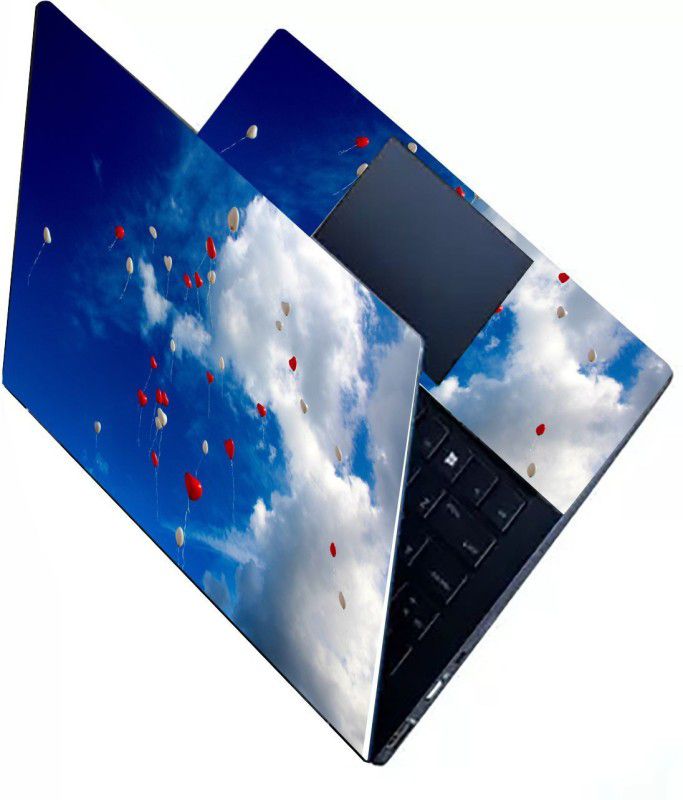 KALARKARI Full Skin/Sticker for Back and Palmrest Portion of -heart baloonsa vinyl Laptop Decal 15.6