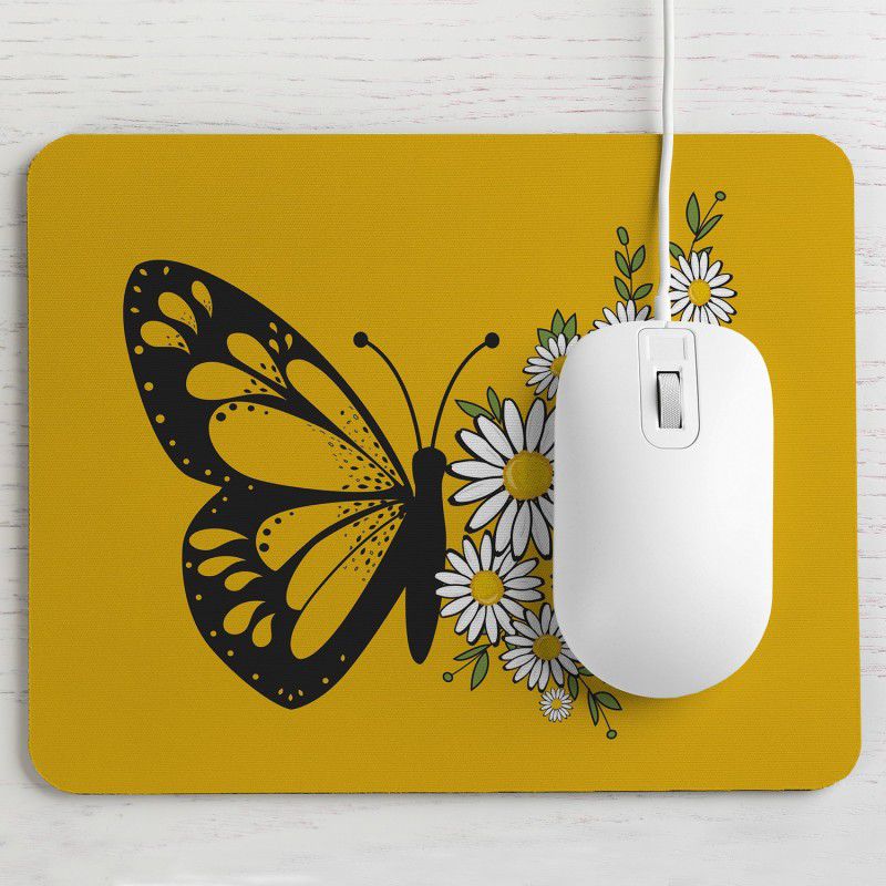 Paper Plane Design Non Slip Waterproof Mouse Pad for Laptops Computer ( Size- 18 x 22 cm) n81 Mousepad  (Multicolor)