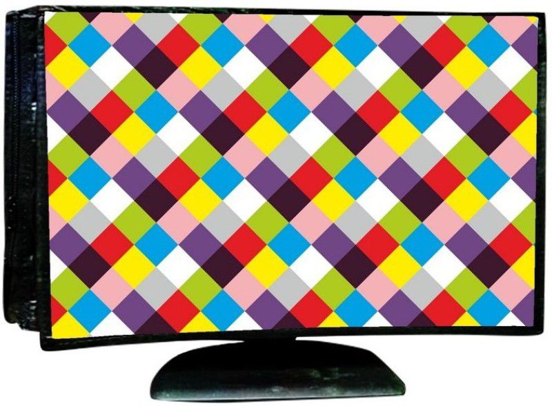 Shreejee Computer Cover 18.5 inch for 18.5 inch Computer, Monitor - monitor cover35  (Multicolor)