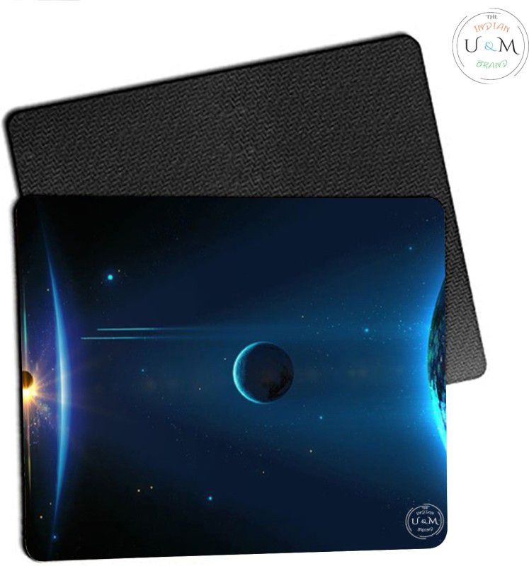 CSTVI Galaxy-IV Space Printed Premium mouse pad Mousepad  (Blue)