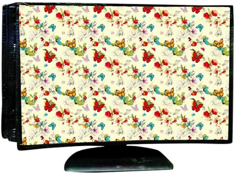 Shreejee Computer Cover 18.5 inch for 18.5 inch Computer, Monitor - monitor cover39  (Multicolor)