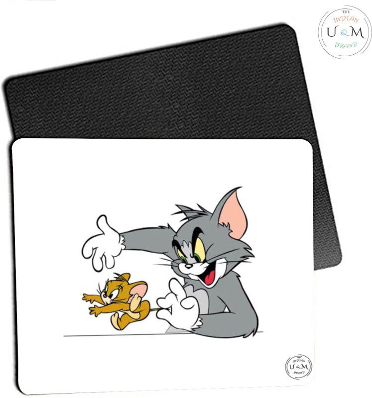 CSTVI Cartoon "Tom and Jerry-I" Printed premium mouse pad for gamers Mousepad  (Multicolor)