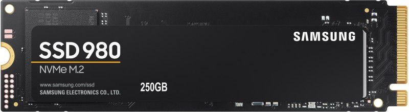 SAMSUNG 980 250 GB Laptop, Desktop Internal Solid State Drive (SSD) (MZ-V8V250BW)  (Interface: PCIe NVMe, Form Factor: M.2)