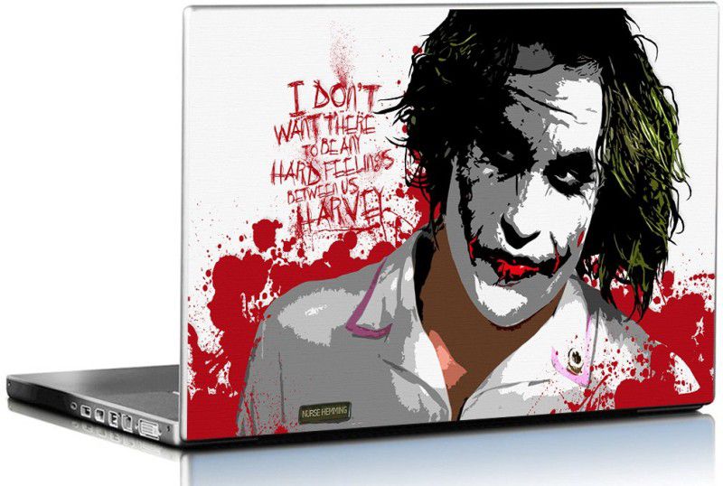 PIXELARTZ Laptop Skin - The Killer Joker Art (1015) - HD Quality - 15.6 Inches Vinyl Laptop Decal 15.6