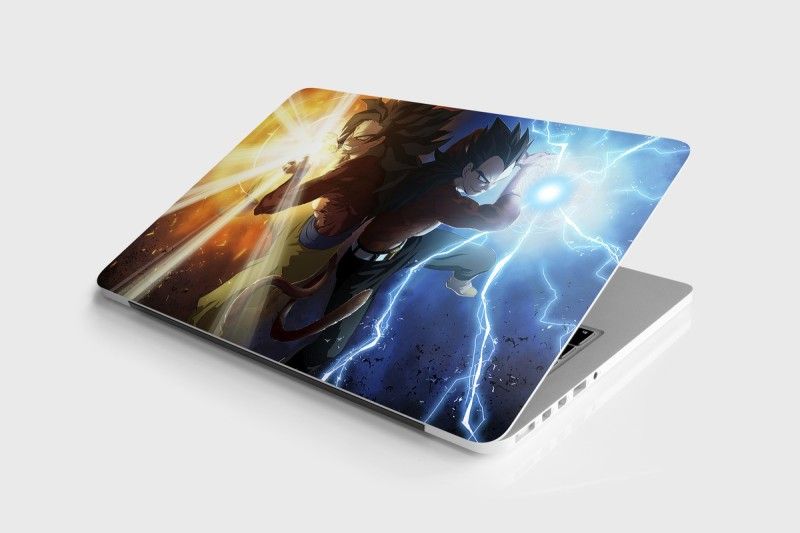 Yuckquee Anime Goku Vegeta Laptop Skin/Vinyl for 15.6 inches for Laptop or . A-28 Vinyl Laptop Decal 15.6