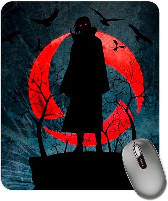 ZORI Naruto_03_BLACKGHOST Gaming Mouse Pad - Computer Laptop PC| Work from Home/Office | Anti-Skid, Anti-Slip, Rubber Base Mousepad  (Naruto_03_BLACKGHOST)