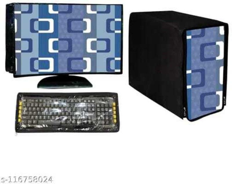 L BRIGHT for 19 inch Computer Monitor, Keyboard (8*18 Inch) and CPU (7.5*18*16 Inch) - COMPUTER-C-BLUE-BOX  (BLUE)