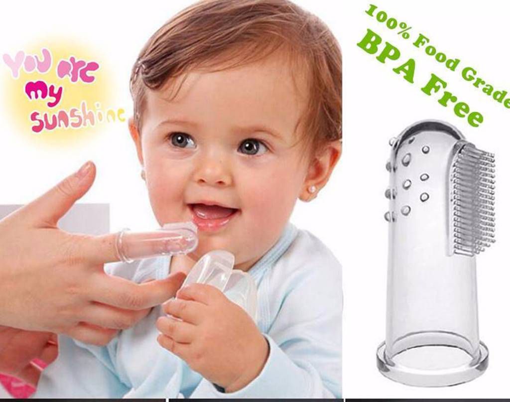 Soft silicon baaby toothbrush