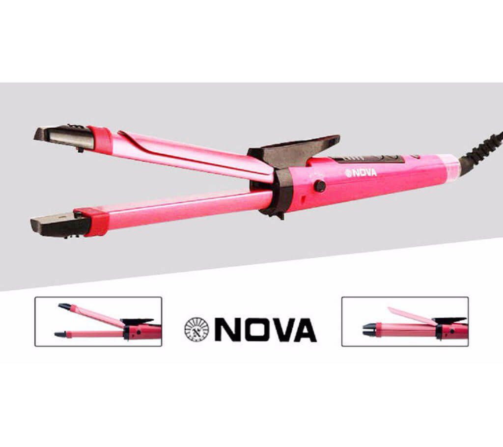Nova NHC-1818SC 2 In 1 Hair Straightener