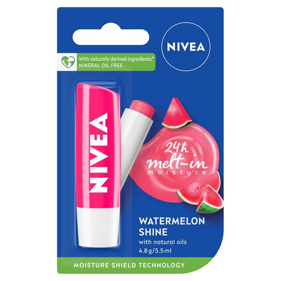 Nivea Watermelon Shine Caring Lip Balm 4.8g
