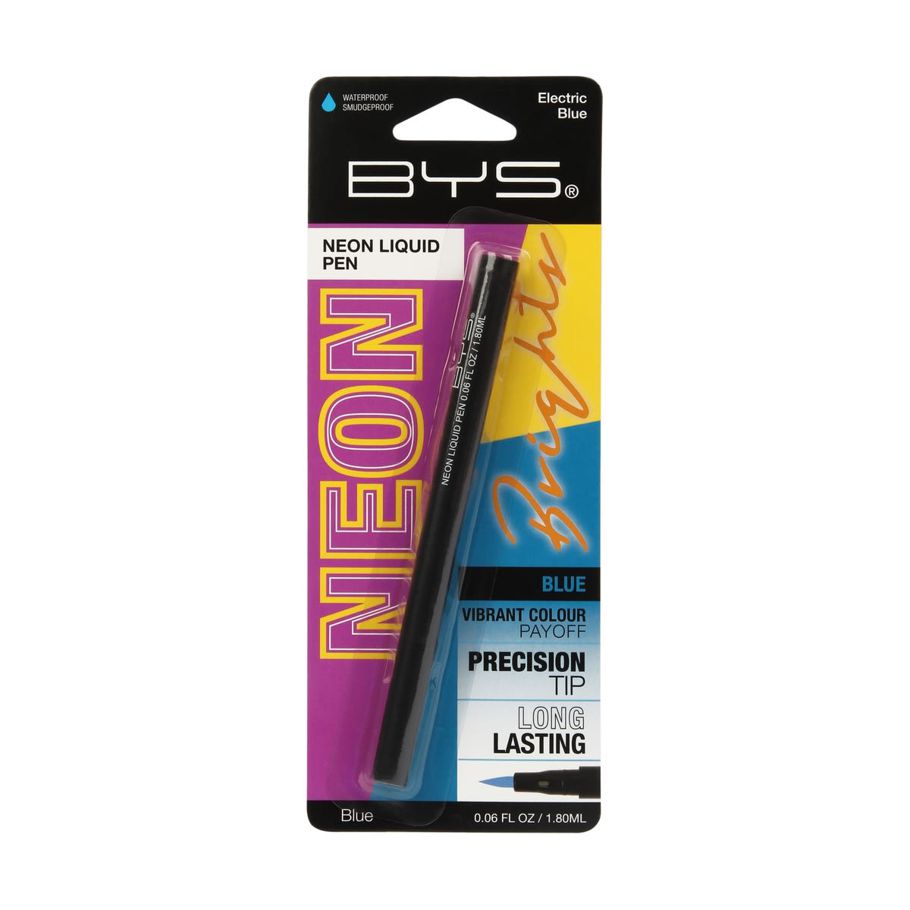 BYS Neon Liquid Eyeliner Pen - Electric Blue