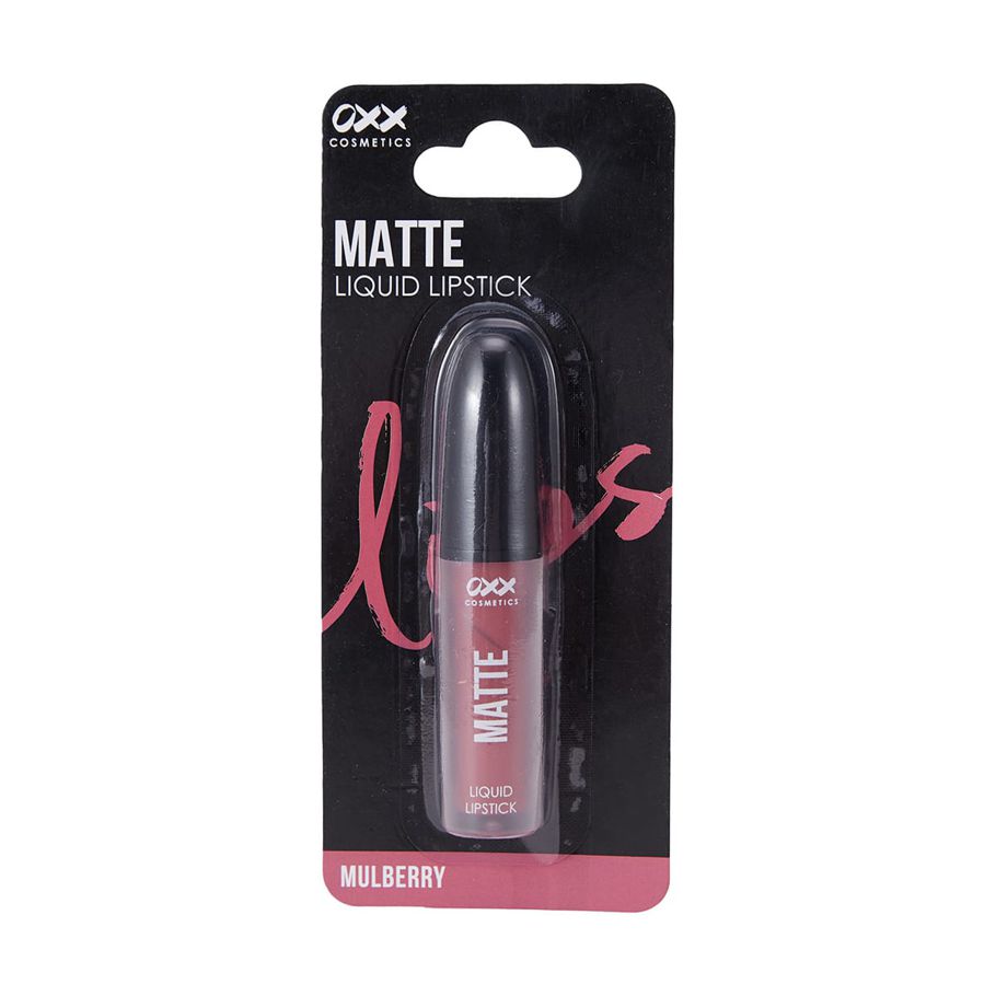 OXX Cosmetics Matte Liquid Lipstick - Mulberry