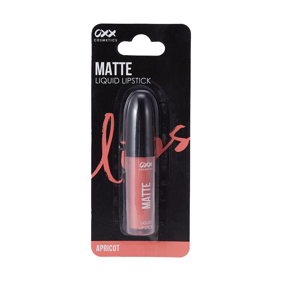 OXX Cosmetics Matte Liquid Lipstick - Apricot