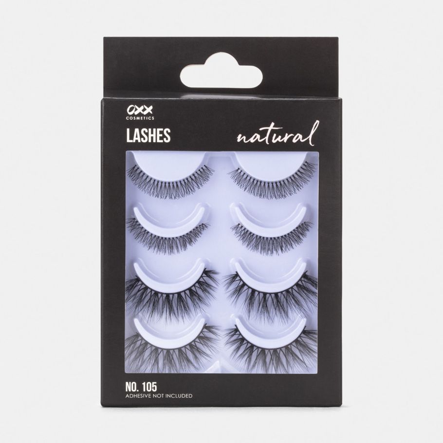 4 Pack OXX Studio Weightless and Fluttering Natural Lashes - Harlow and Abigail