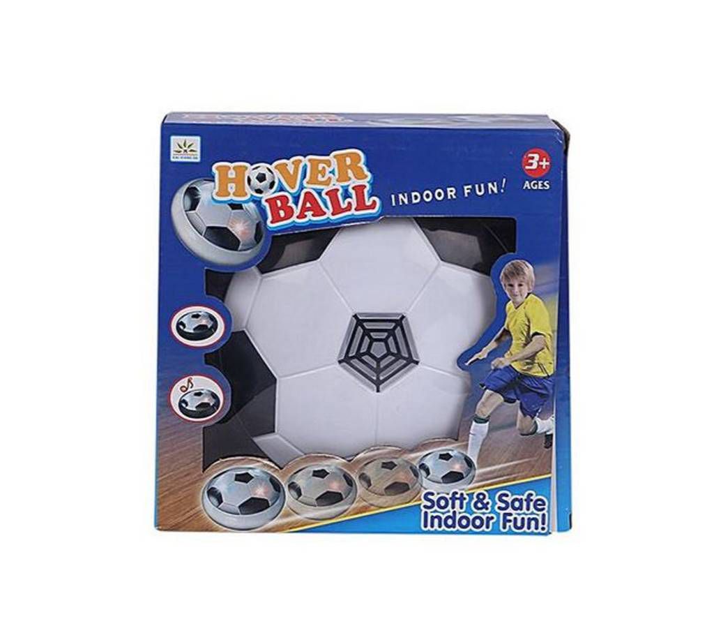 LED Hover Football Toy for Kids - Black and White