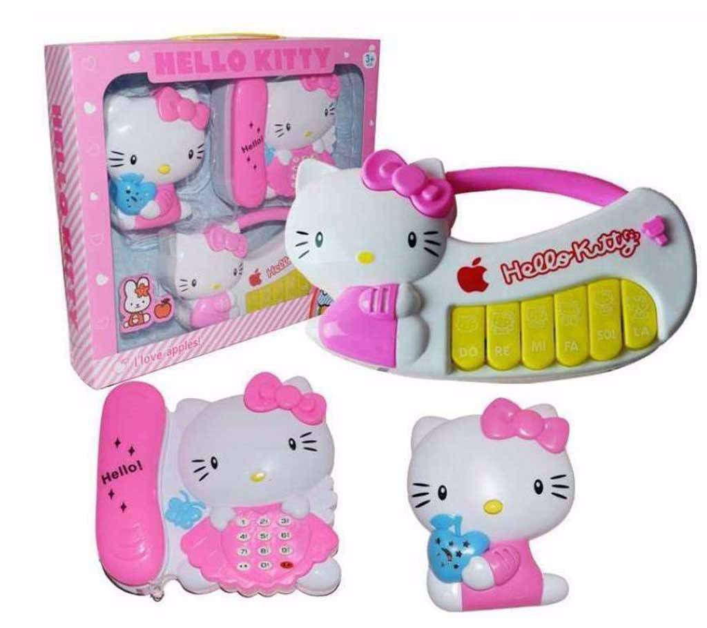 3 in 1 Hello Kitty Music Toy Set