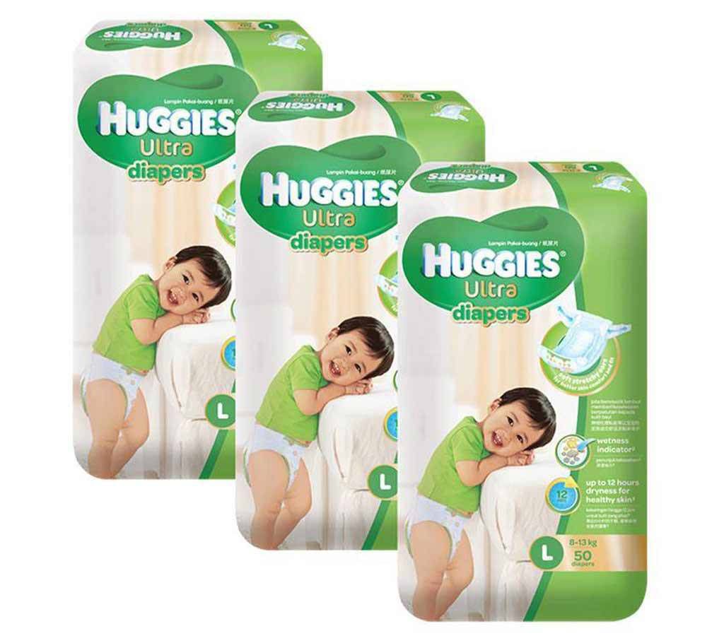 Huggies Ultra Diapers Large - 50 pcs