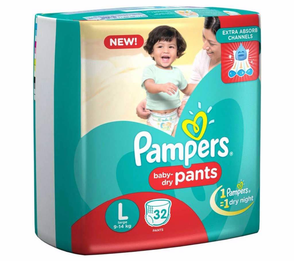 Pampers dry pants L (32pcs)