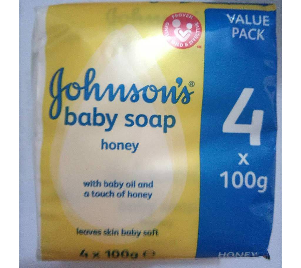 4pcs Jonson's Baby Soap - 100gm