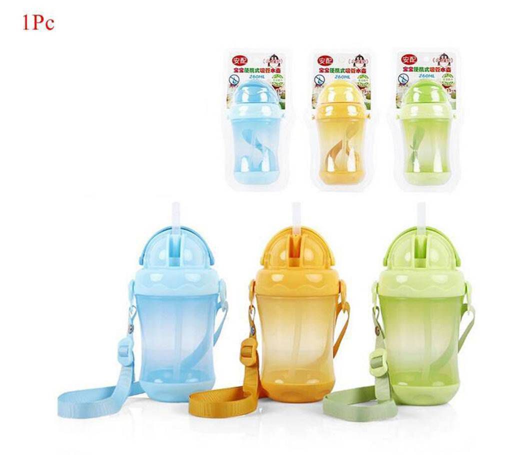 Baby straw cup child plastic leak-proof - 1 Pcs