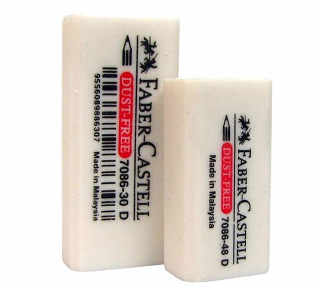FABER CASTELL Eraser - 7086 Long -10pcs