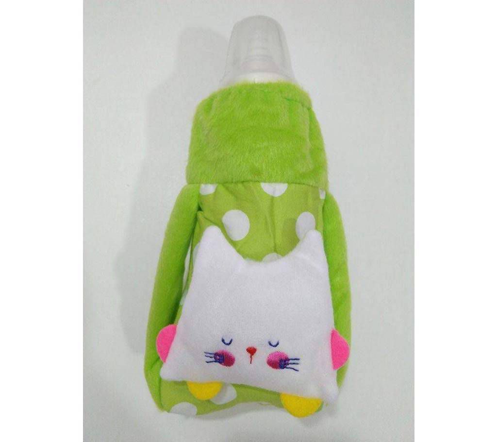 Baby feeder bottle with cute animal shaped bag