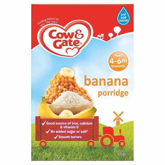 Cow & Gate banana porridge