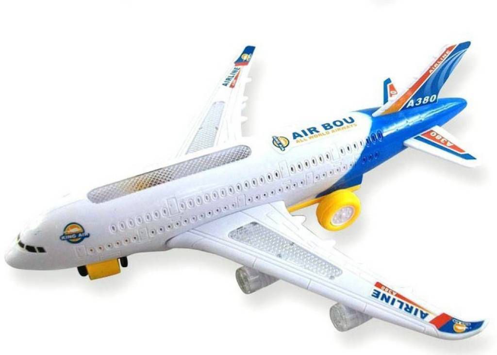 Airbus A380 flash electric toy plane