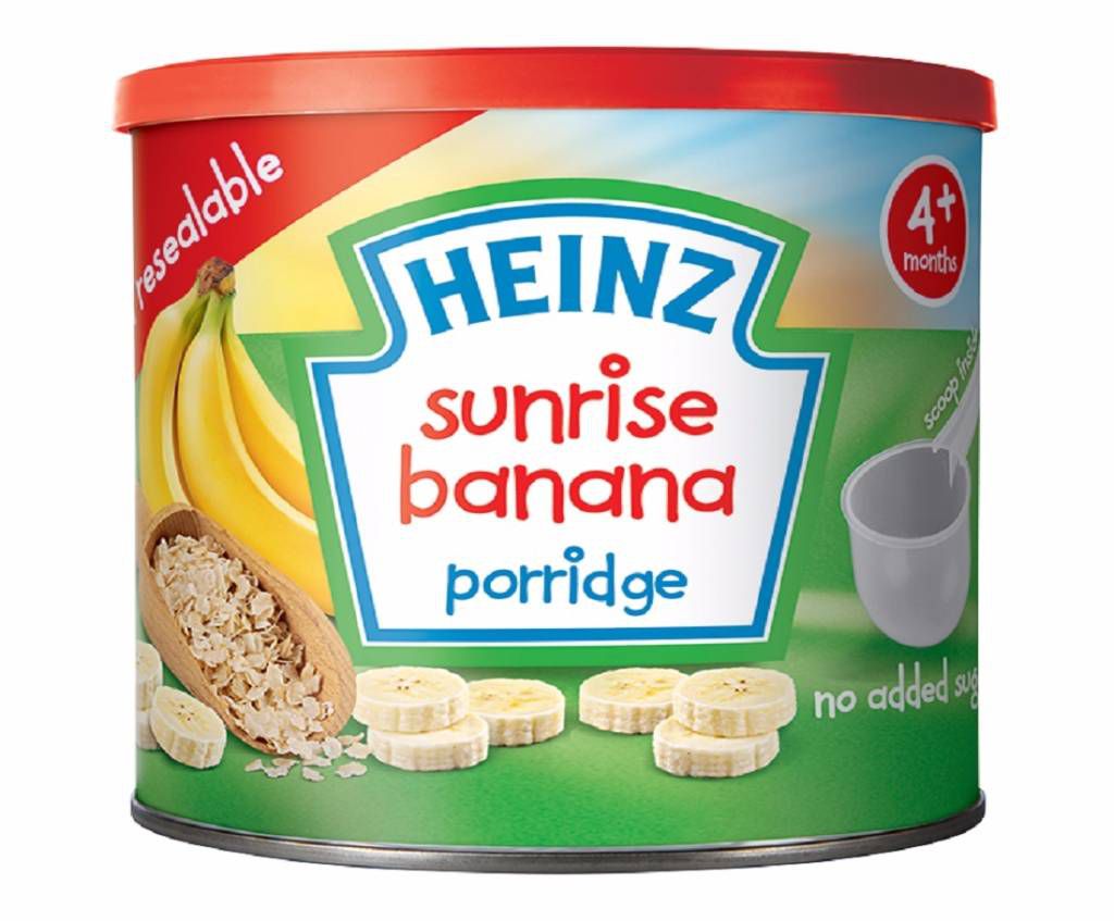Heinz Sunrise Banana Porridge 4+ 250gm