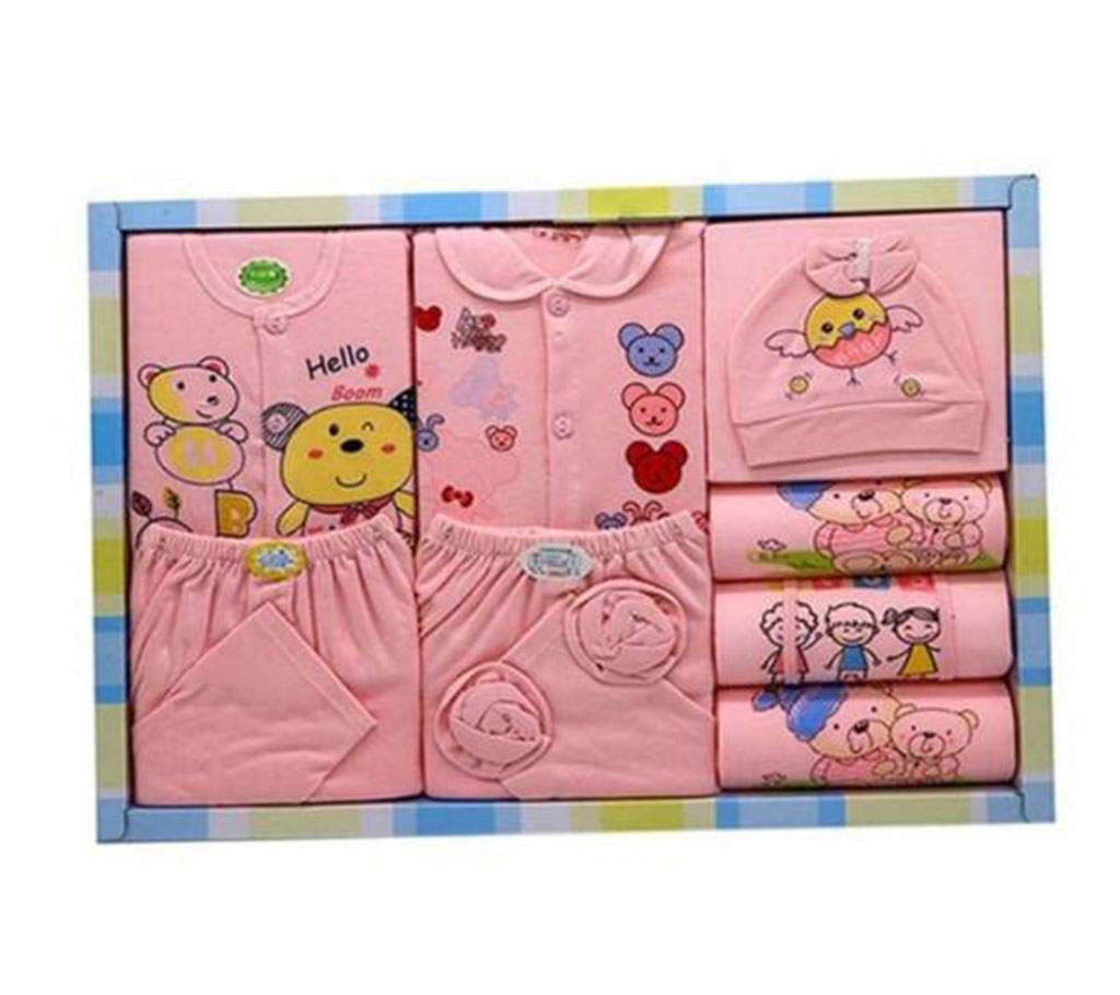 Baby Cloth Set - 8pcs - Pink