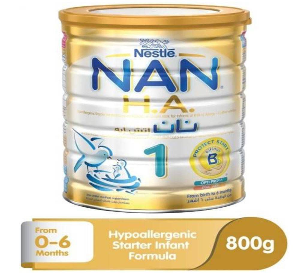 Nestle Nan H.A.1 Infant Formula Baby Food - 800gm.
