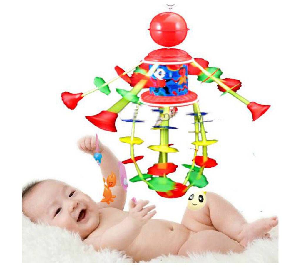 Rotating Bed Bell Toy with Music