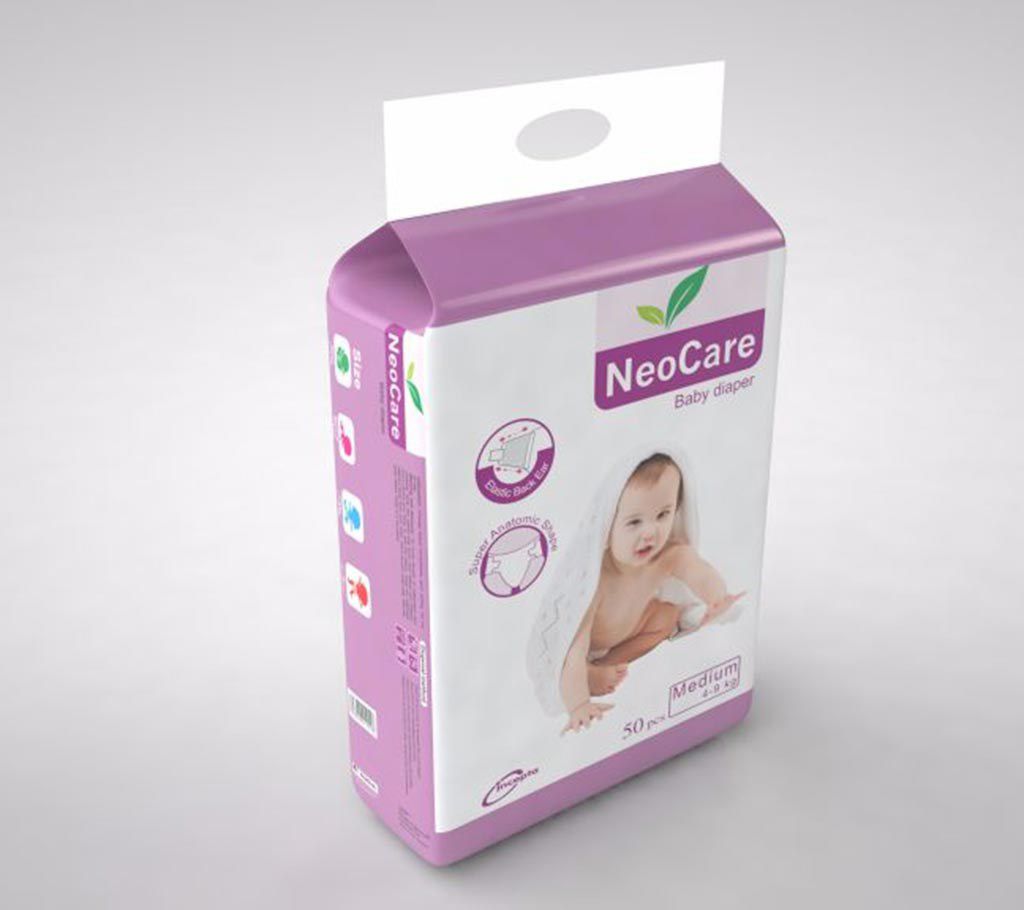 Neocare Baby Diaper - M Size (50 Pcs)
