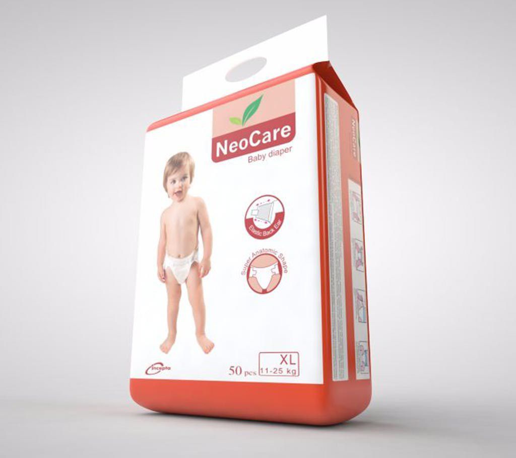 Neocare Baby Diaper - XL Size (50 Pcs)