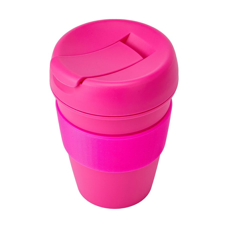 430ml Reusable Travel Cup - Fluorescent Pink